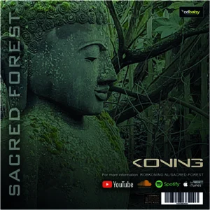 Sacred Forest - CD hoes binnenkant © design by Rob Koning