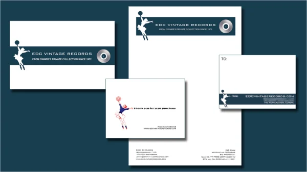 Huisstijl - Eddy De Clercq Vintage Records © by ROB KONING