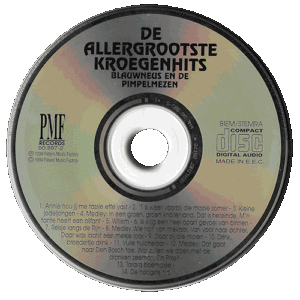 1995 / De Allergrootste Kroegenhits deel 2 - CD label