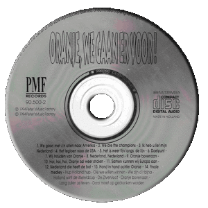 1994 / Oranje We Gaan Ervoor! - Label CD
