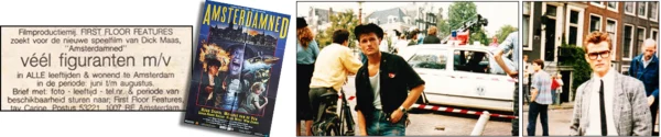 1987 - Rob Koning als figurant in AMSTERDAMNED