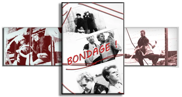 1986 - Rob Koning & Ronald Huissteden als het theater-duo BONDAGE