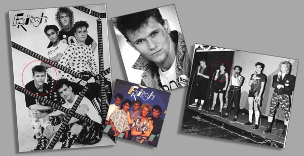 1987 - Rob Koning, lid van de popgroep FRITSH