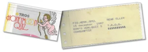 1987 - Rob Koning - figurant in THE HONEYMOON QUIZ