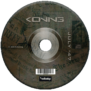 July '47- CD label © design by Rob Koning
