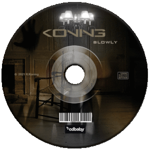 Slowly - CD label © design by Rob Koning