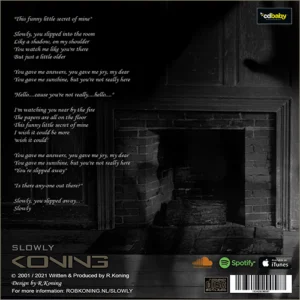 Slowly - Binnenkant CD hoes © design by Rob Koning