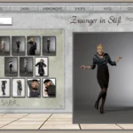 Website ZWANGER IN STIJL - 'SARA collectie'