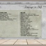 Website ZWANGER IN STIJL - 'SHOPS/CONTACT Pagina'