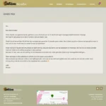 Webshop Santulana Sieraden - Screenshot 6 'Over Mij' © 2023 designed by robkoning.nl