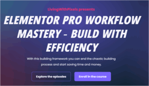 Cursus Elementor Pro Mastery