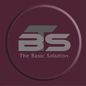 Logo ontwerp THE BASIC SOLUTION © 2018 designed by robkoning.nl