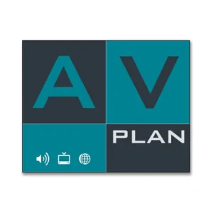 Logo ontwerp AV PLAN © designed by robkoning.nl