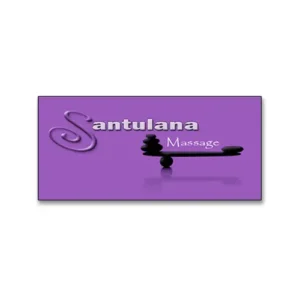 Logo ontwerp SANTULANA MASSAGE © designed by robkoning.nl