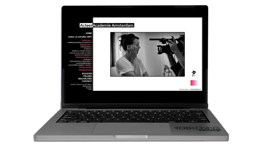 Website ACTEER ACADEMIE AMSTERDAM © 2012 designed by robkoning.nl