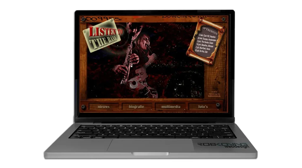 Website LISTEN TO THE BAND © 2015 designed by robkoning.nl