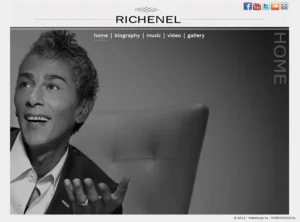 Website RICHENEL - Screenshot 1 'Homepage' © 2012 designed by robkoning.nl