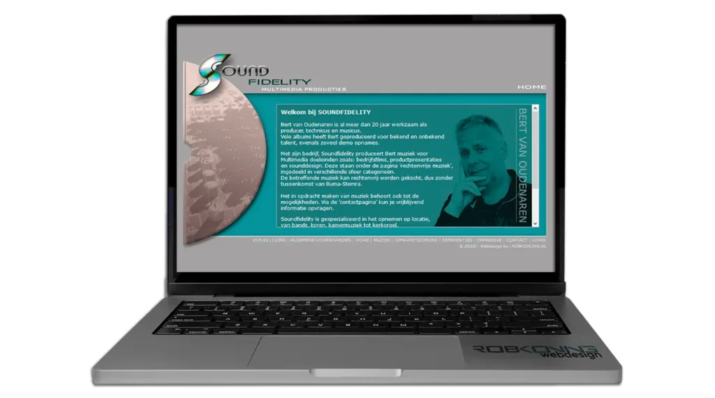 Website SOUNDFIDELITY © 2010 designed by robkoning.nl