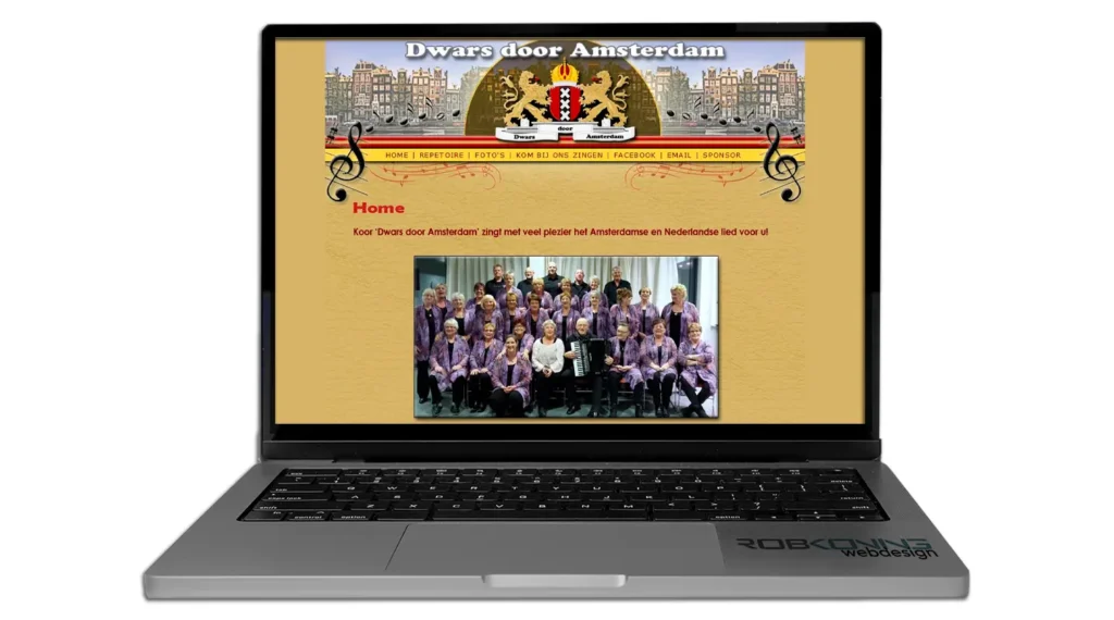 Website DWARS DOOR AMSTERDAM © 2017 designed by robkoning.nl