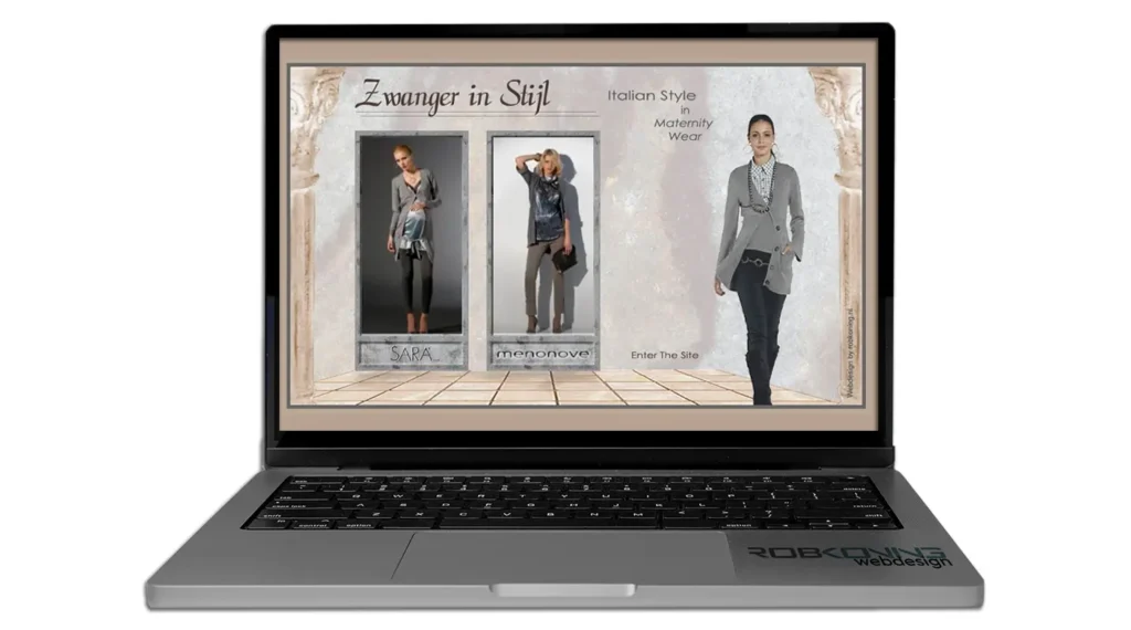 Website ZWANGER IN STIJL © 2011 designed by robkoning.nl