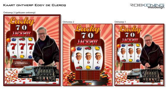 3 kaart ontwerpen EDDY DE CLERQC © 2025 designed by robkoning.nl