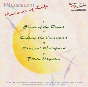 ALYSSUM 'Colours of Life' - CD hoes achterkant © 1999 design by robkoning.nl