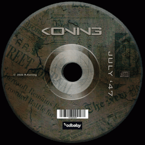 July '47- CD label © design by Rob Koning