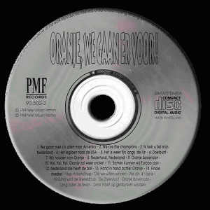 1994 / Oranje We Gaan Ervoor! - Label CD