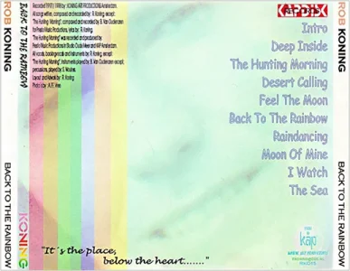 Back To The Rainbow - CD hoes achterkant © 1998 design by Rob Koning