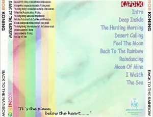 Back To The Rainbow - achterkant CD hoes © design by Rob Koning