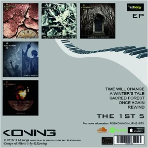 EP The 1st 5 - CD hoes binnenkant © 2019 design by robkoning.nl