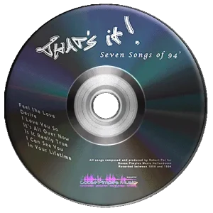 That's It! - Seven Songs of 94 - Label CD © 1999 design by robkoning.nl
