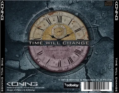 Time Will Change - CD hoes achterkant © design by Rob Koning