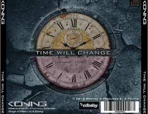 Time Will Change - CD hoes achterkant © design by Rob Koning